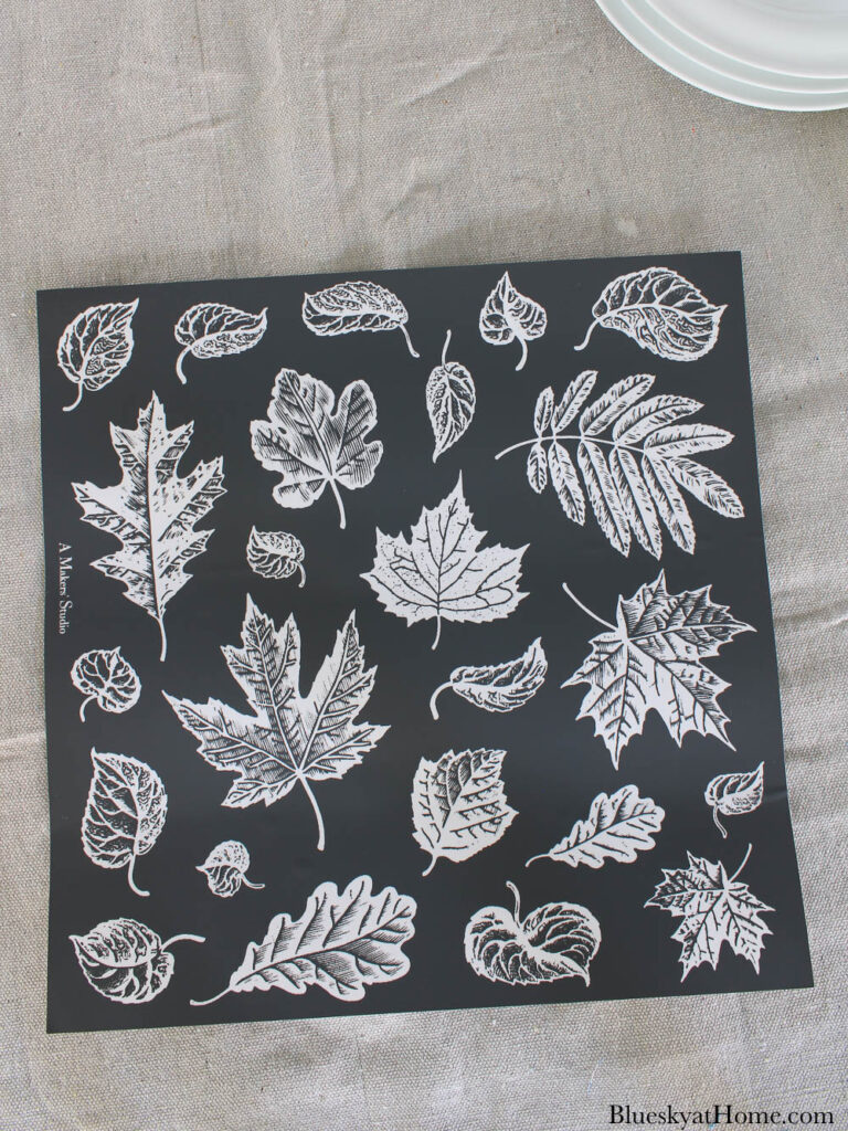 leaf stencil