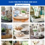collage of trays in home decor graphic