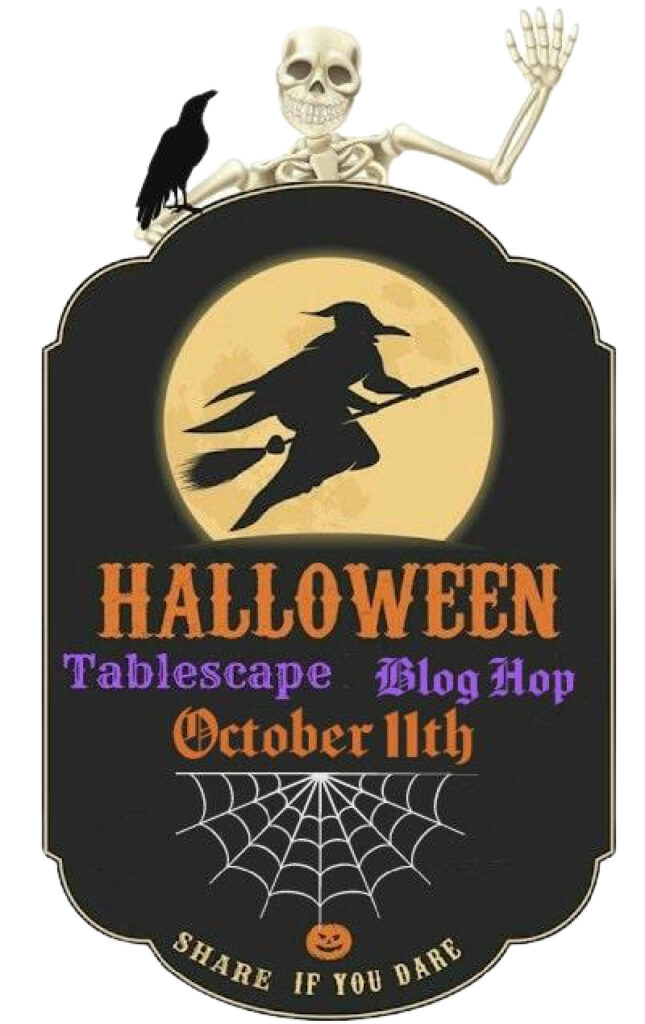 Halloween tablescape blog hop