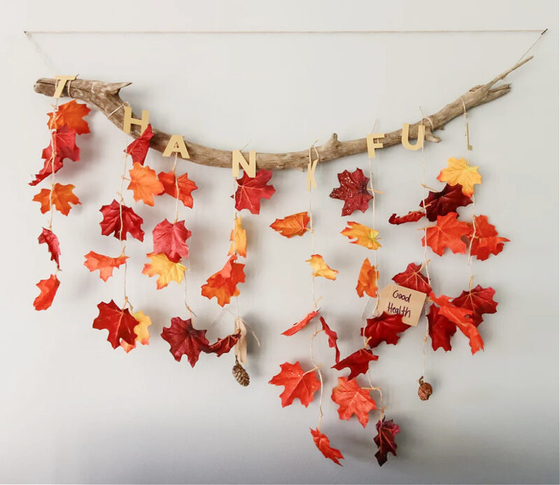 Thanksgiving DIY wall hanging