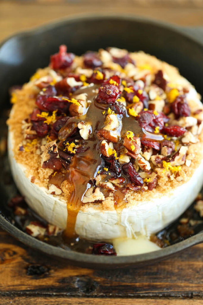 cranberry pecan baked brie