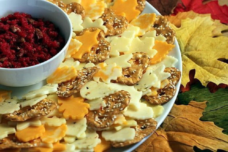 cheese leaf cutouts