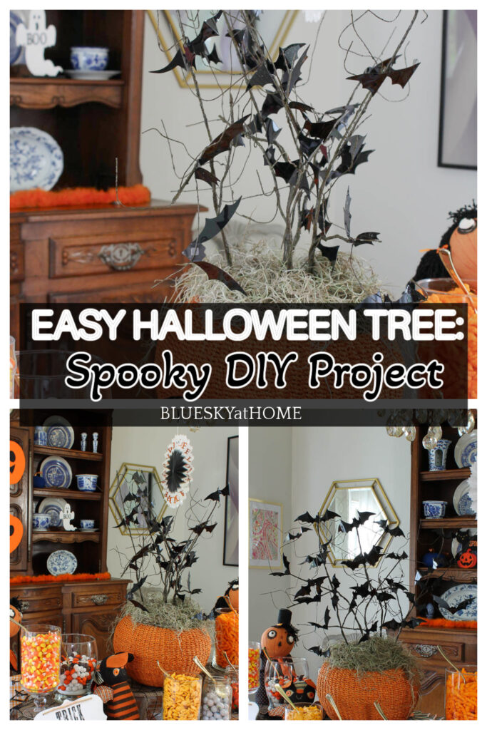how to make an easy Halloween tree