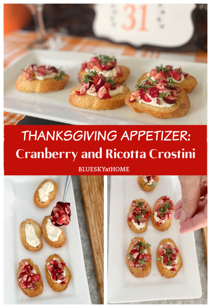 Yummy Cranberry and Ricotta Crostini Appetize