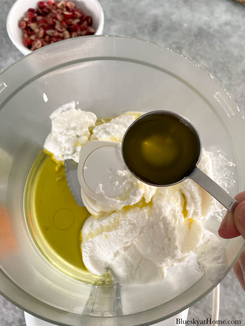 ricotta cheese in food processor