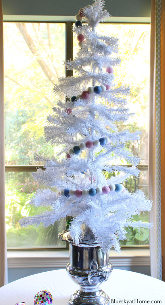 white Christmas tree