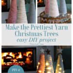DIY yarn Christmas tree