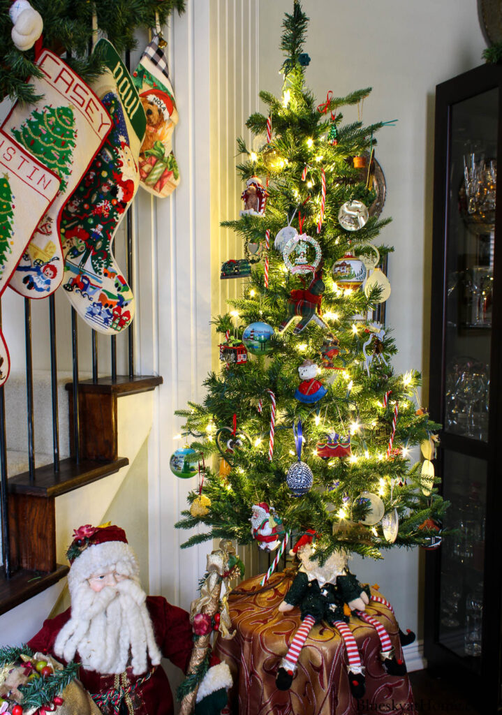 lighted Christmas tree