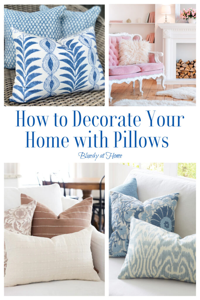 how to decorate with pillows