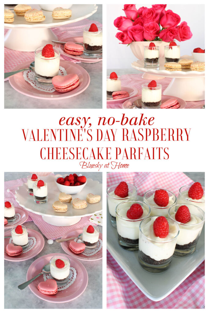 raspberry cheesecake parfaits