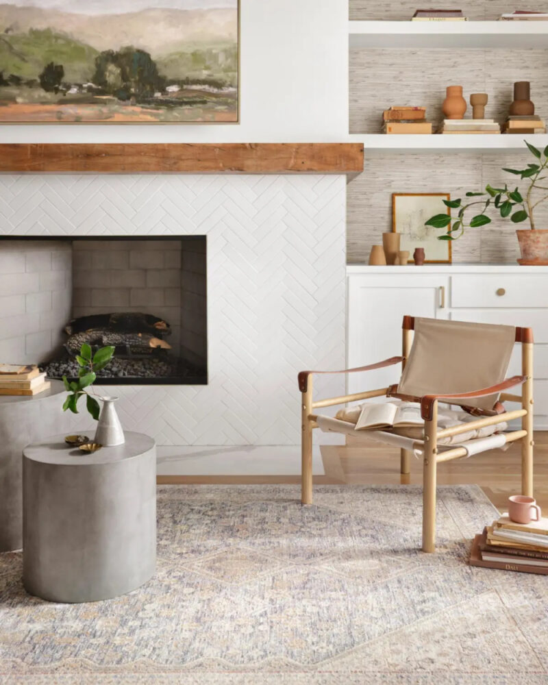 ways to use rugs in a loving room