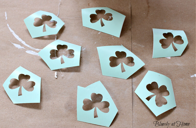 vinyl shamrock stickers