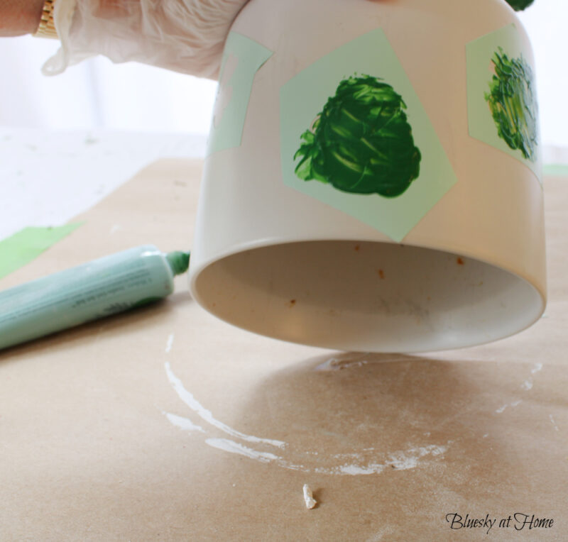 painting shamrock stencils