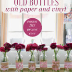 how to decorate old bottles