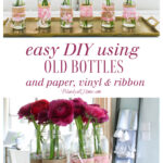 how to decorate old bottles
