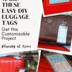 DIY luggage tags