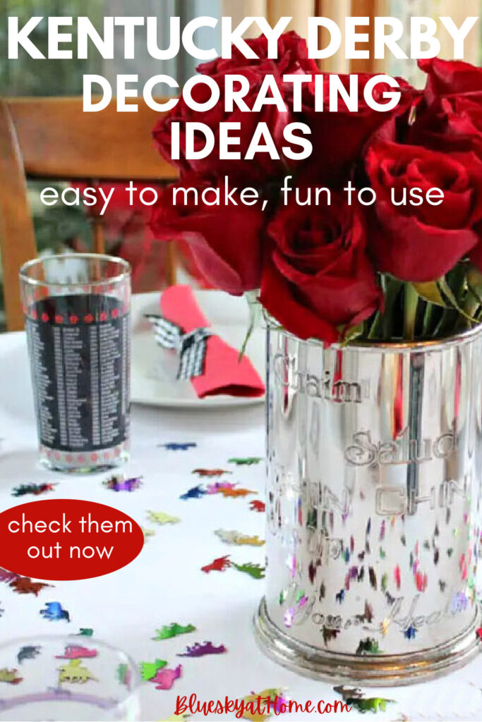 Kentucky Derby party decorations