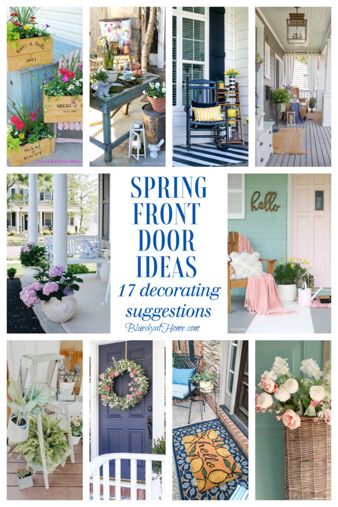 spring front door decorating ideas