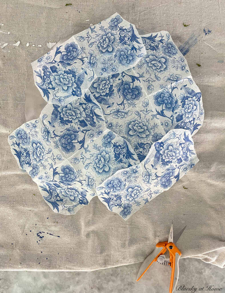 How to Decoupage a Glass Platter