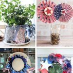 DIY patriotic decorations collage