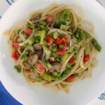 pasta primavera in bowl