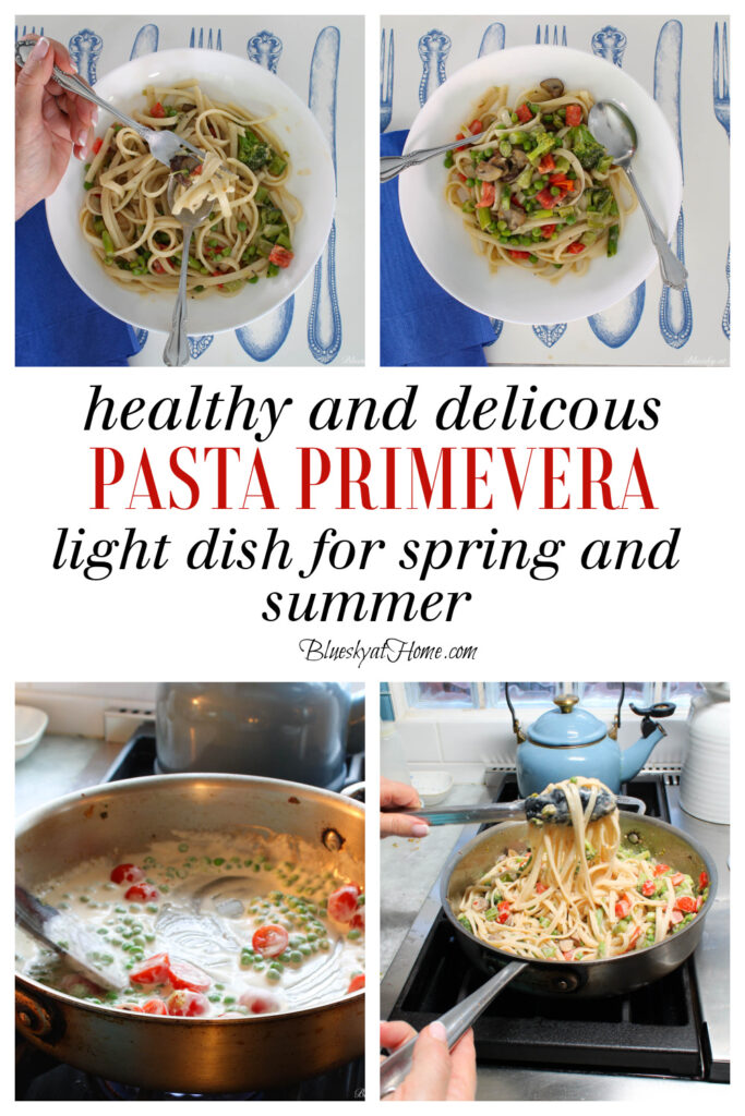 healthy and easy pasta primavera