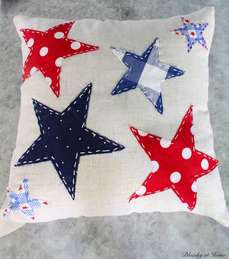 Red White & Blue Stars / 4th of July / Pillow Cover / Holiday Pillow / –  Pillows4Everyone