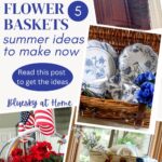 awesome ideas for decorating flower baskets