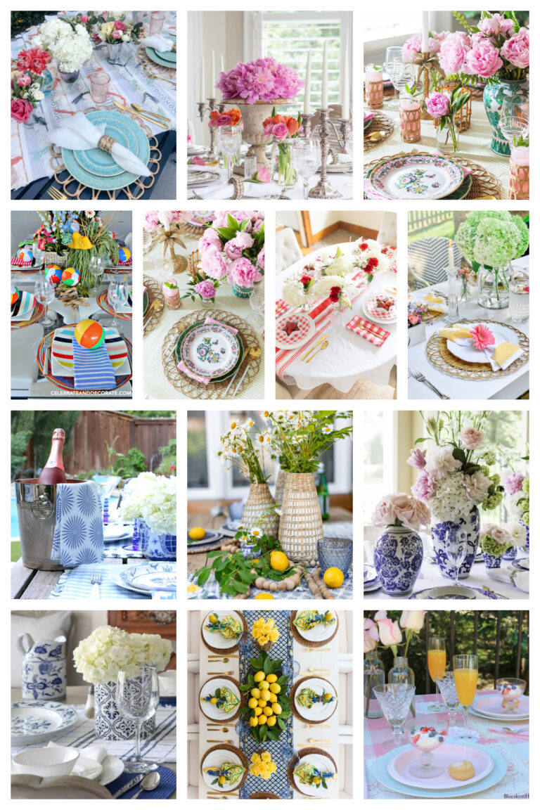 13 Pretty Summer Tablescape Ideas: How to Set a Lovely Table for the Warm Months