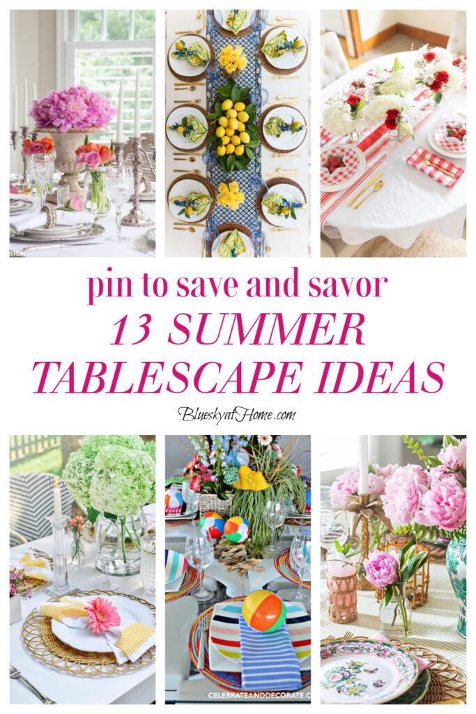 summer tablescape ideas