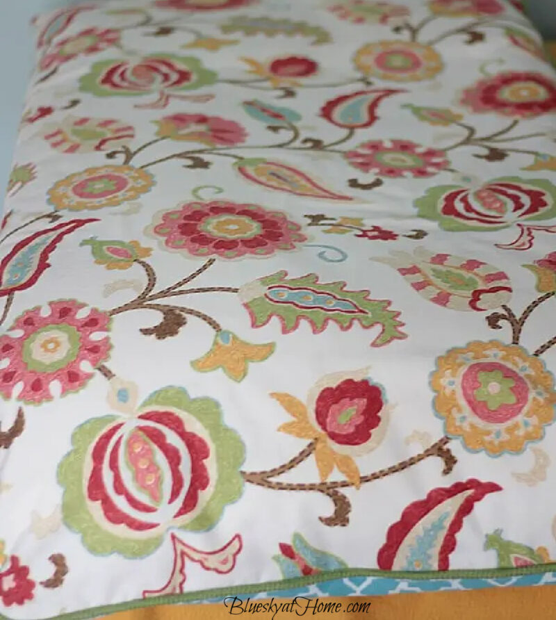 multi-colored fabric paisley 