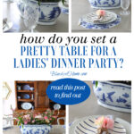 pretty table for ladies' dinner party