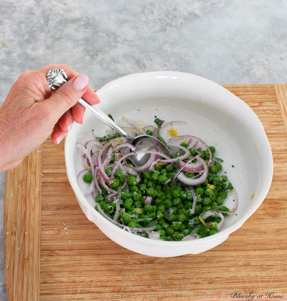 Light And Refreshing Sweet Pea Salad Recipe Bluesky At Home