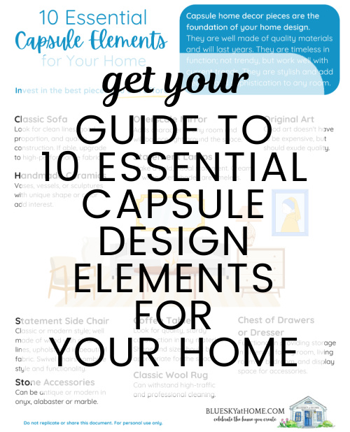 10 essential design elements for your home graphic