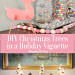 DIY Christmas trees with reindeer PIN