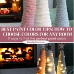 DIY yarn Christmas trees PIN