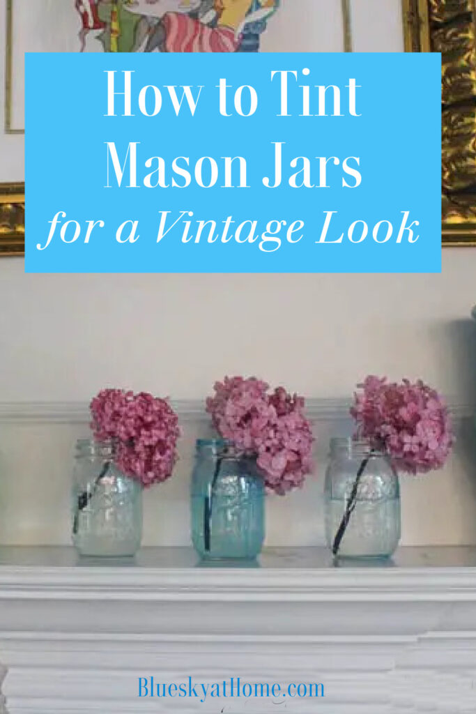 how to tint mason jars