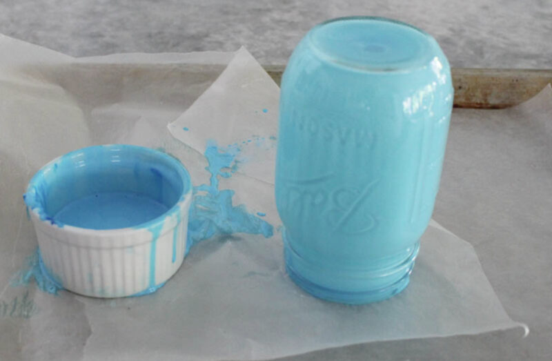 tinting mason jars