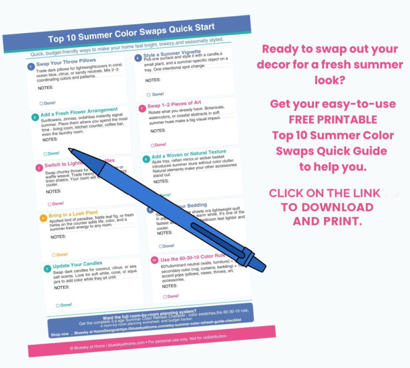 top 10 summer color swaps printable graphic