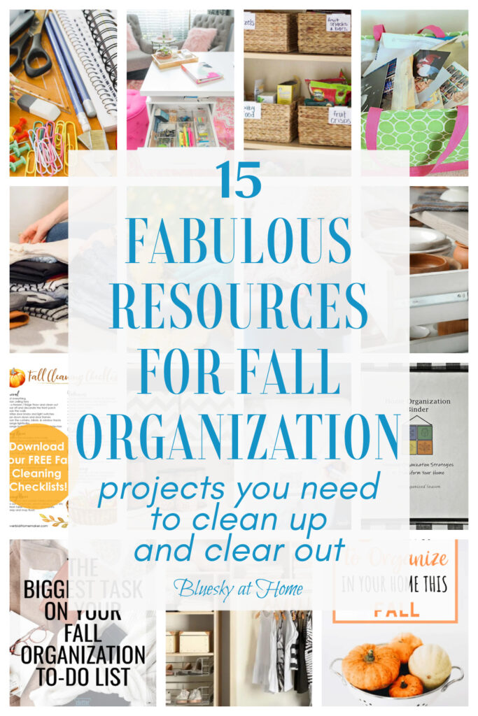 15 fabulous ideas for fall organization