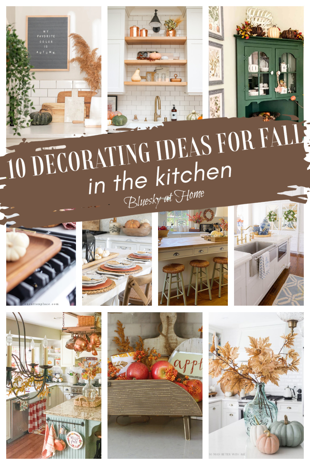 10 Fabulous Fall Kitchen Decorating Ideas - Bluesky at Home