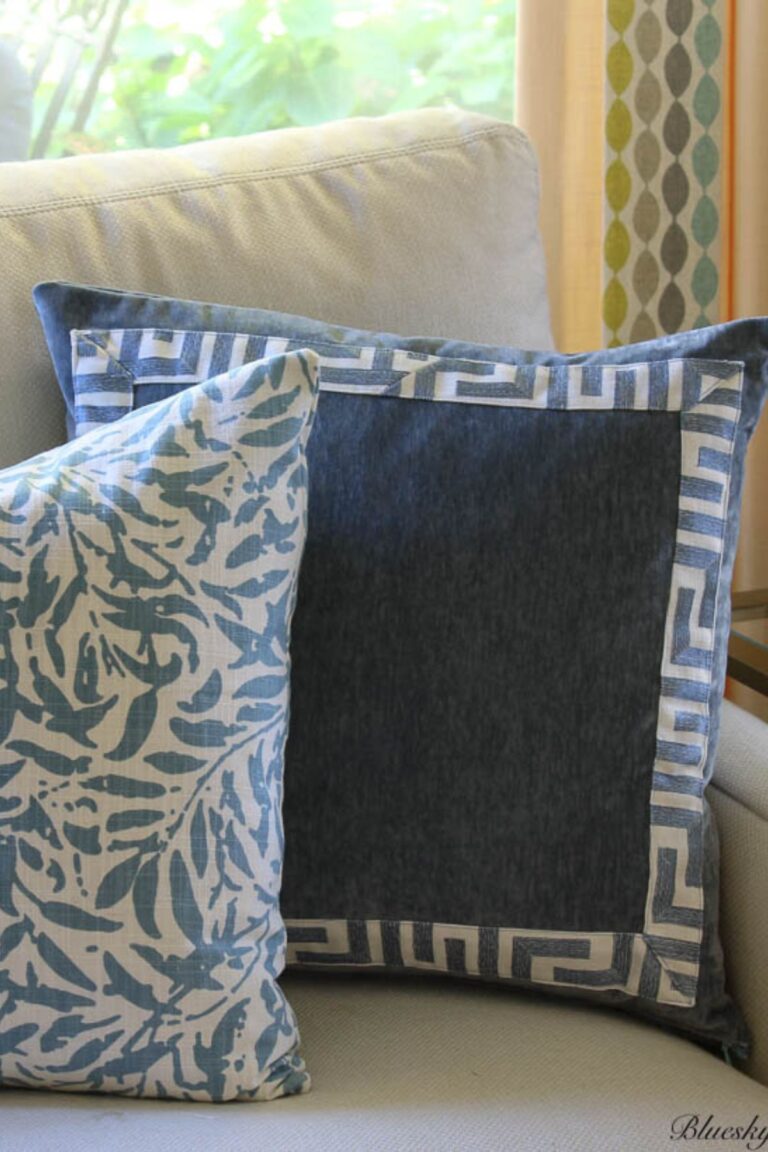 Easy Way to Make Custom Banding Tape for Throw Pillows
