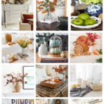 collage early fall decorating