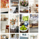 collage early fall decorating