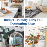 collage early fall decorating