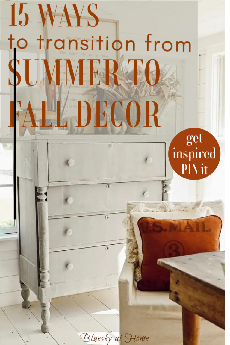 15 Fabulous Ways to Transition from Summer to Fall Decor - Bluesky at Home