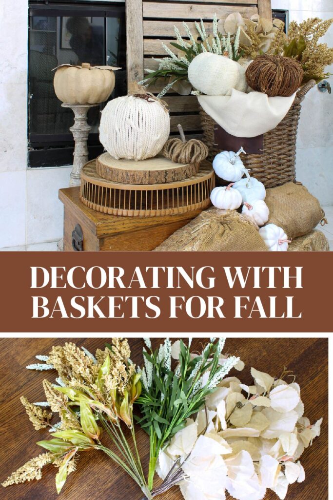 fall basket display