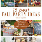 collage of best fall party ideas