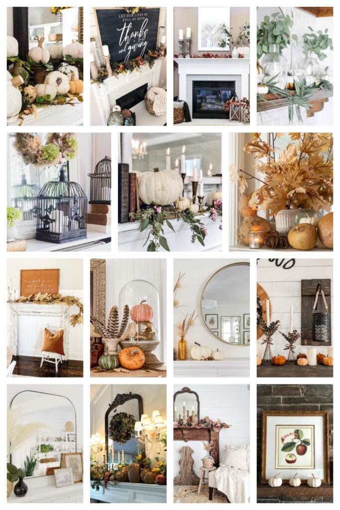 fall mantel ideas 