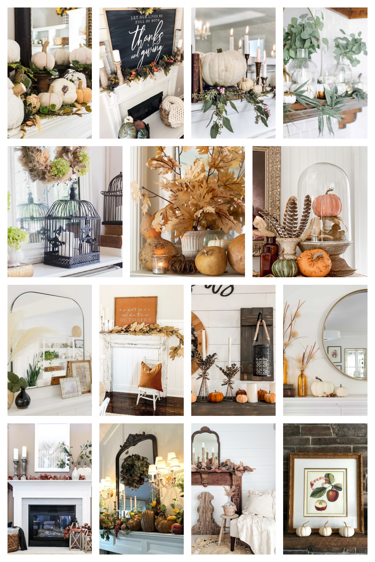 15 Best Fall Mantel Ideas You Will Love Bluesky at Home